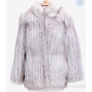 Authentic Saga Fox Real Fox Fur Coat Size Small